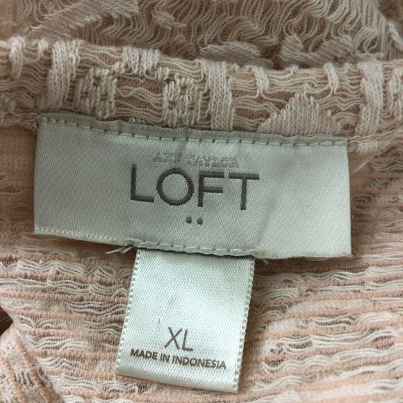Loft Top Light Pink Shirt Size XL NWT - Picture 6 of 10